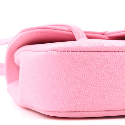 Chanel Shiny Caviar Mini Preppy Coco Shoulder Bag Rose 9 of 11