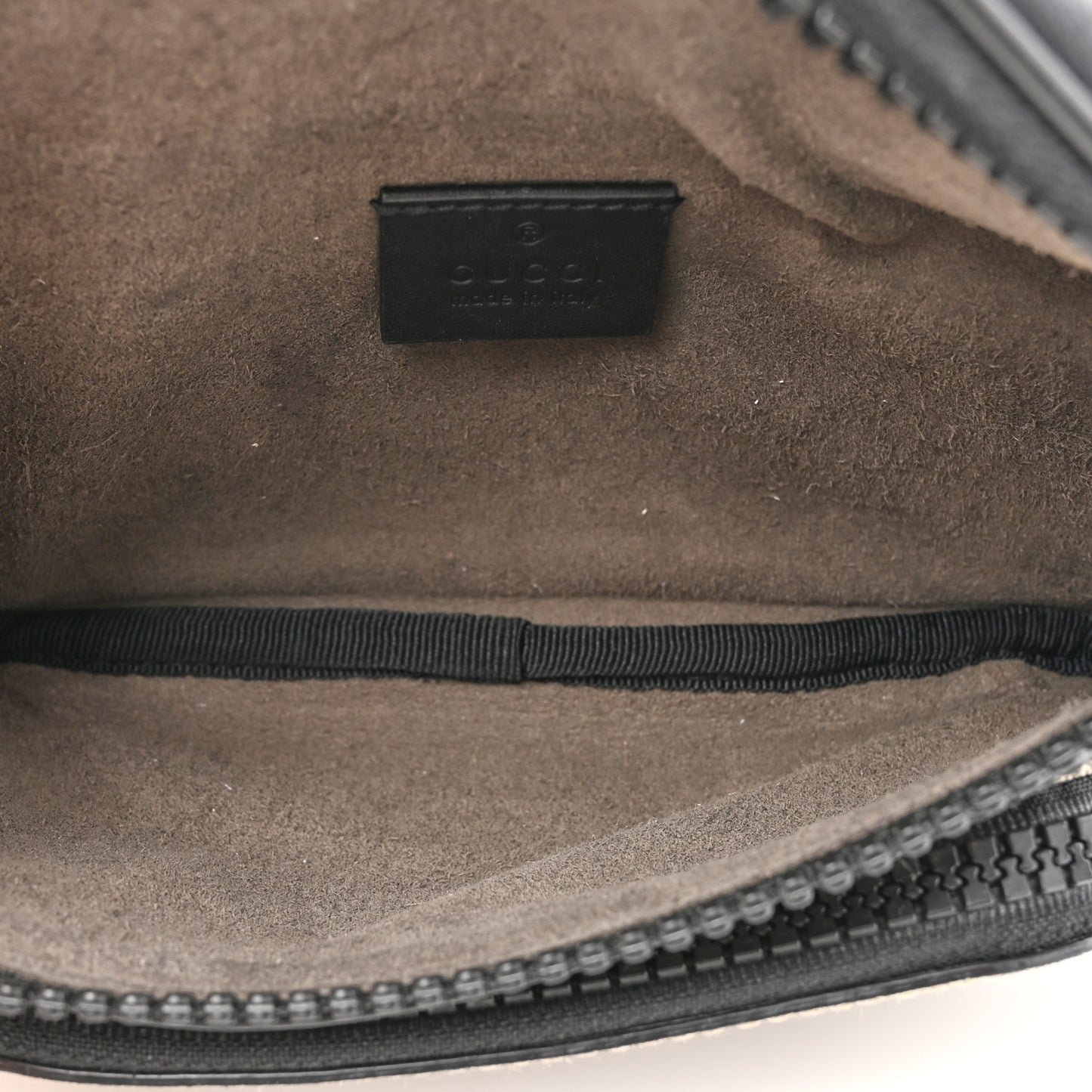 GG Supreme Monogram Belt Bag Black