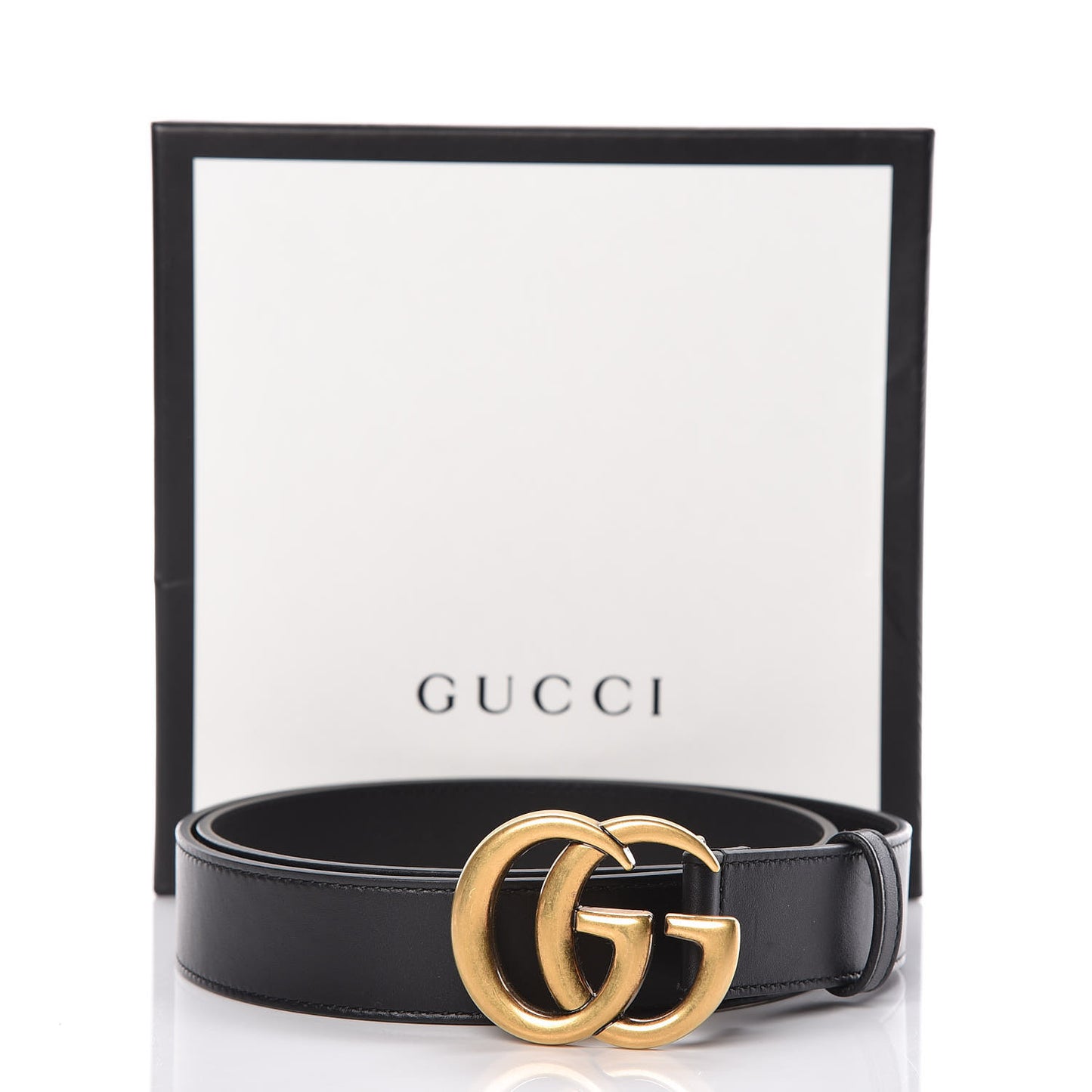 Calfskin Double G 30mm Belt 85 34 Black