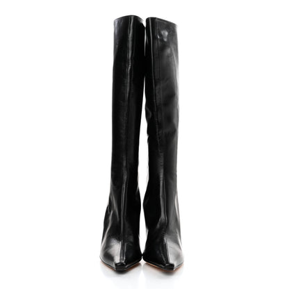Jimmy Choo Calfskin Knee High Boots 41 Black 2 of 6