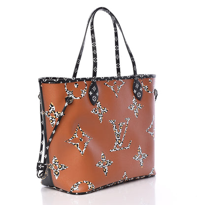 Louis Vuitton Monogram Giant Jungle Neverfull MM Black 4 of 12