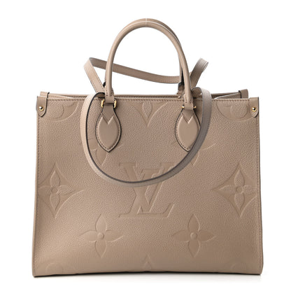 Louis Vuitton Empreinte Monogram Giant Onthego MM Tourterelle 1 of 9
