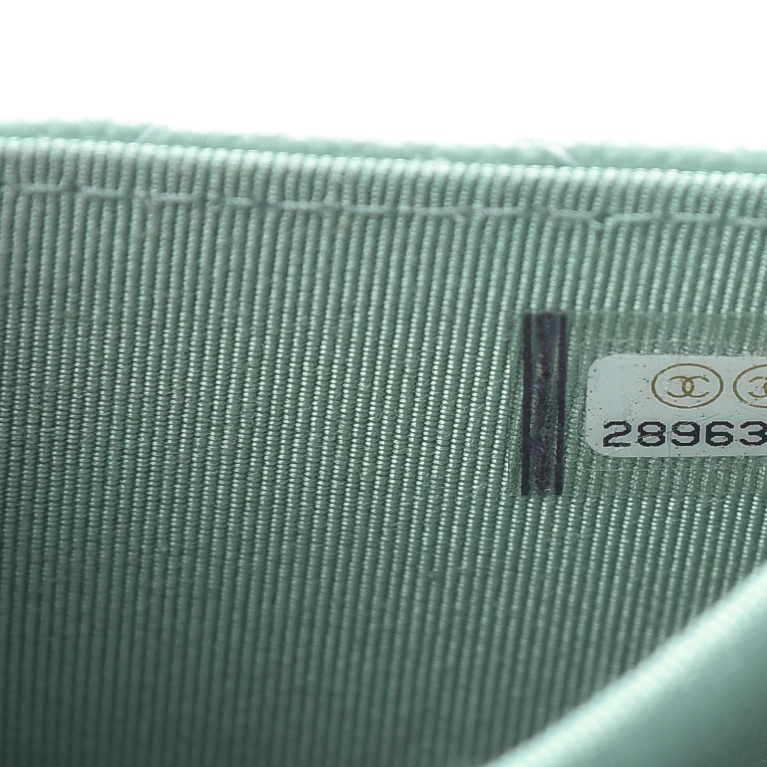 Chanel Caviar Quilted Flap Card Holder Wallet Light Blue 8 of 8