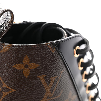 Louis Vuitton Patent Calfskin Monogram Star Trail Ankle Boots 37 Black 8 of 9