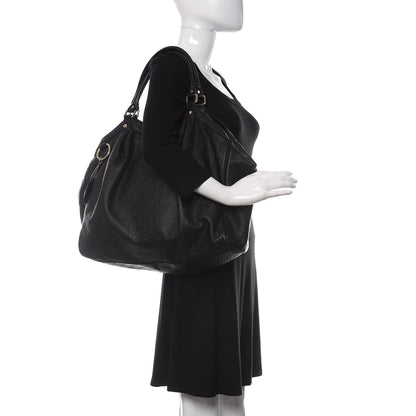 Gucci Guccissima Vitello Tender Large Sukey Tote Black 3 of 10