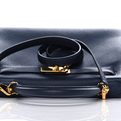 Hermes Togo Kelly Retourne 28 Bleu Nuit 11 of 39