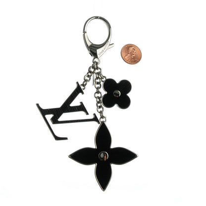 Louis Vuitton Fleur d'Epi Bag Charm Black 2 of 6
