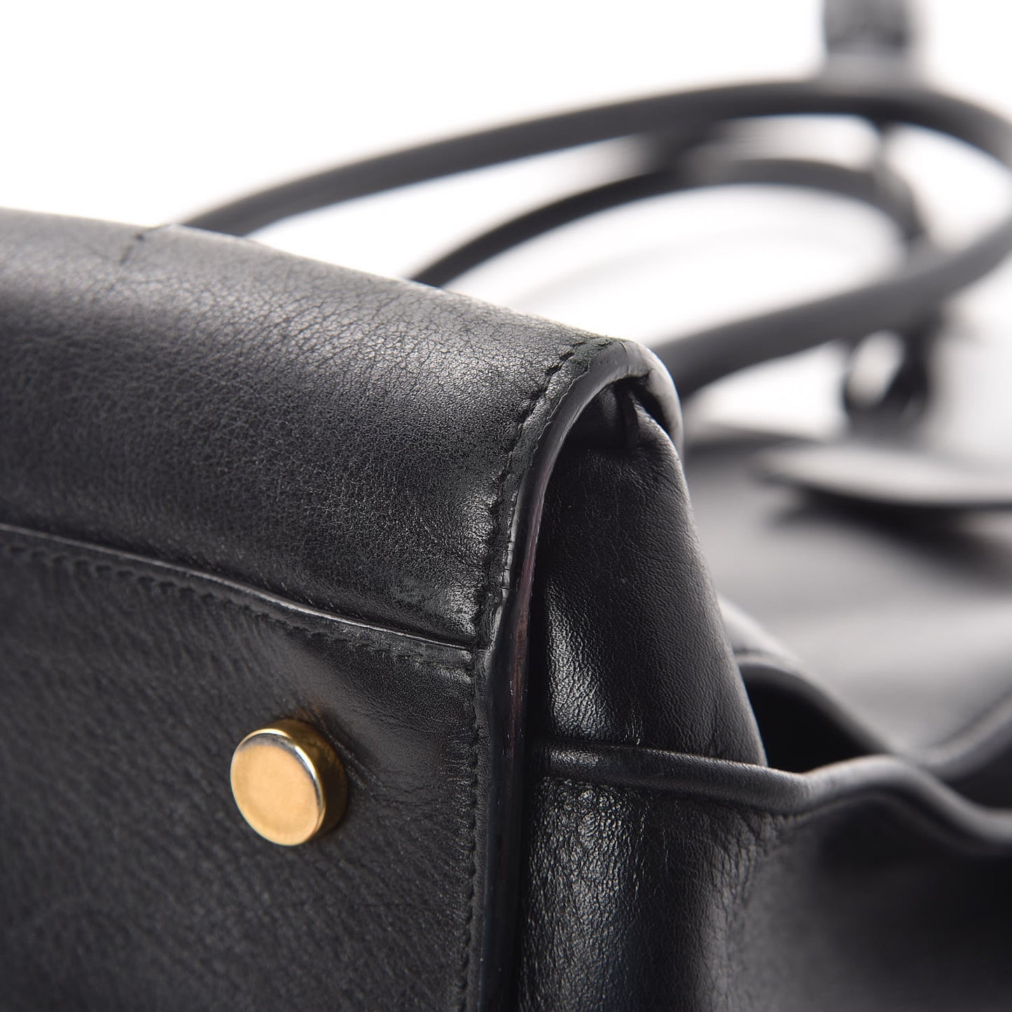 Calfskin Large Sac De Jour Carryall Black
