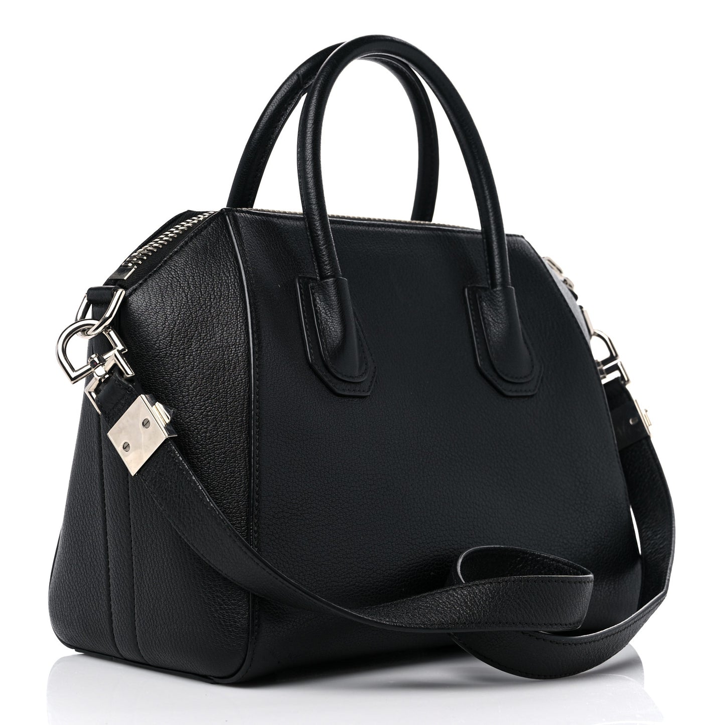 Sugar Goatskin Small Antigona Black