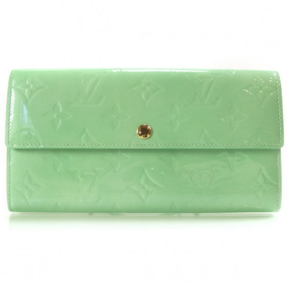 Louis Vuitton Vernis Sarah Wallet Peppermint 1 of 7