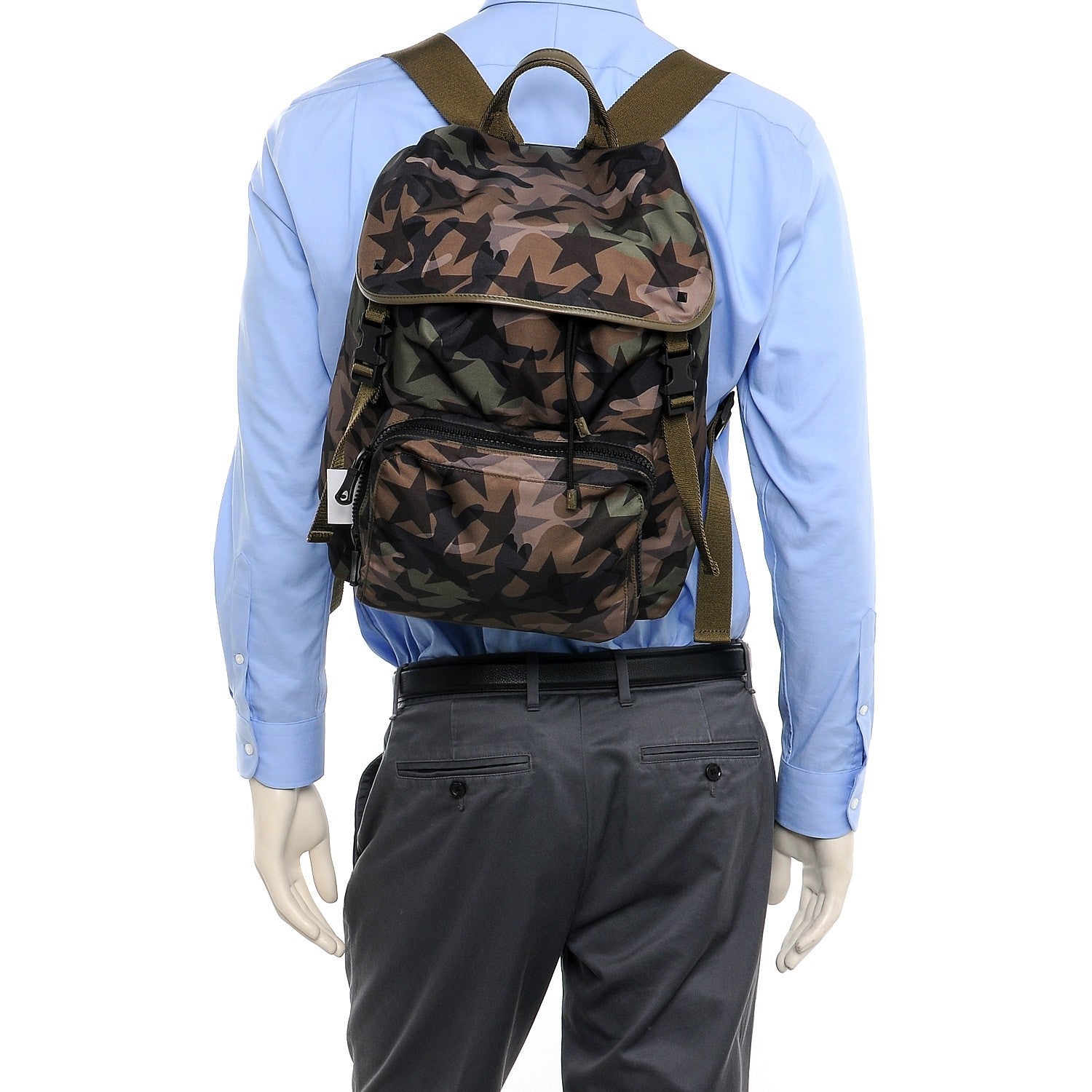 Valentino Garavani Nylon Camustars Drawstring Backpack Multicolor 2 of 6