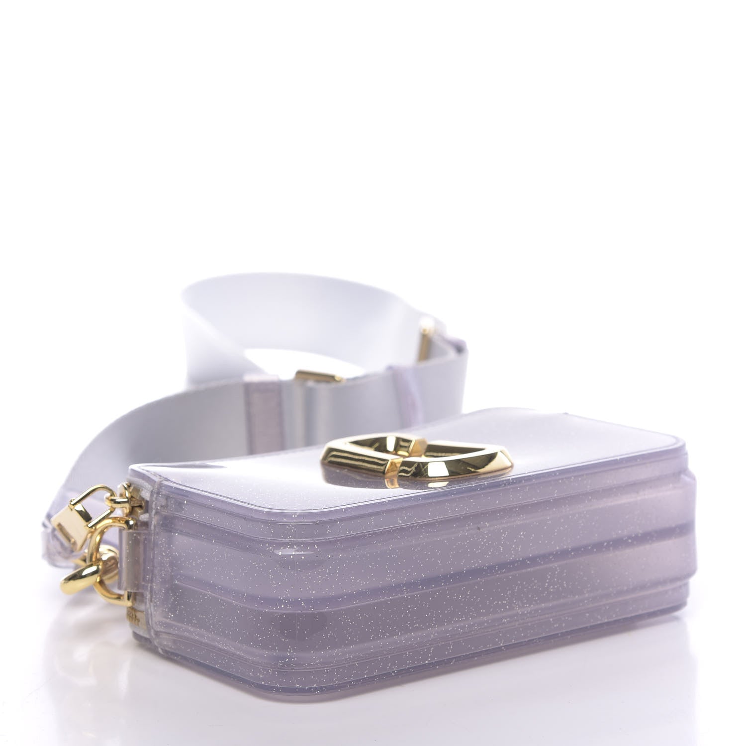 Marc Jacobs Jelly Glitter Small Snapshot Camera Bag Silver Multi 5 of 13