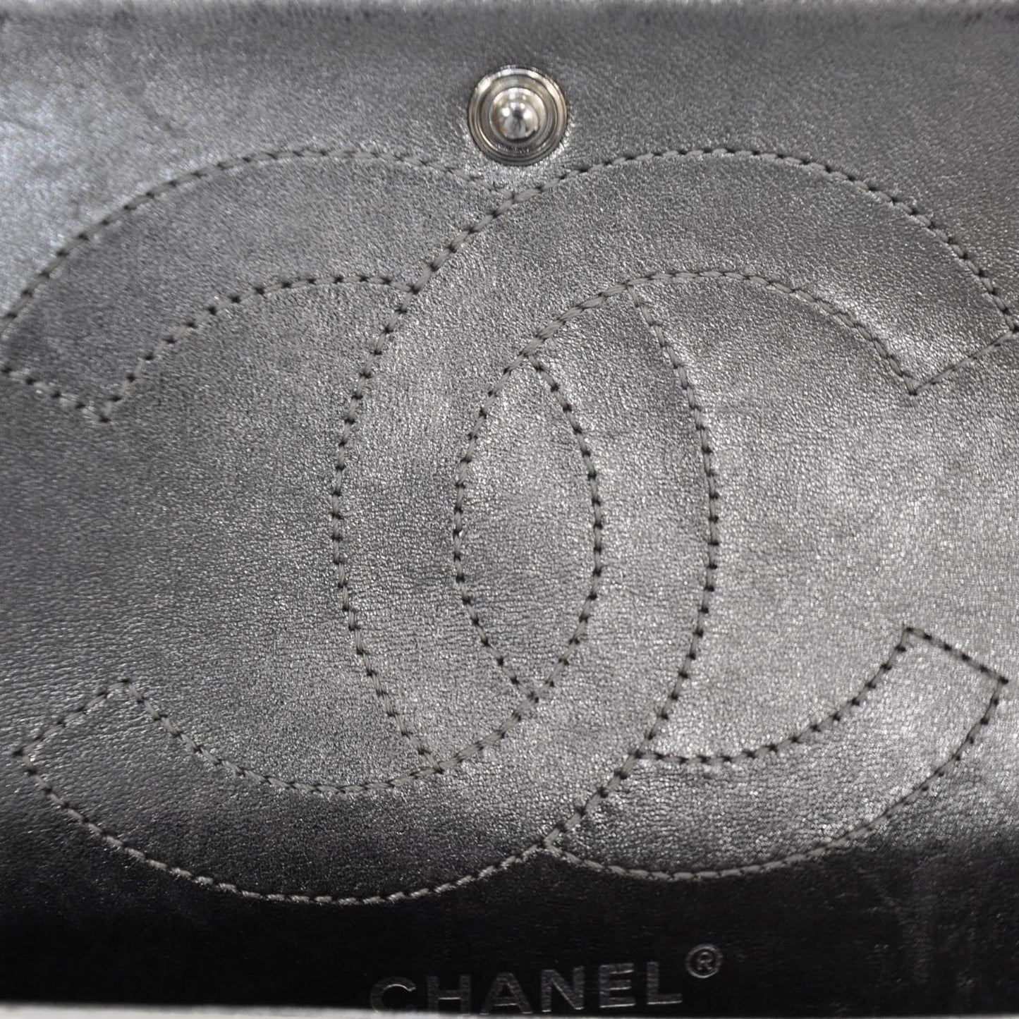 Distressed Leather 2.55 Reissue 226 Flap Silver