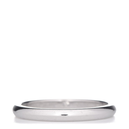 Tiffany Platinum Diamond Elsa Peretti Band Ring 60 9 3 of 7