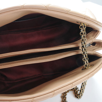 Chanel Lambskin Quilted Medium Just Mademoiselle Beige 5 of 7