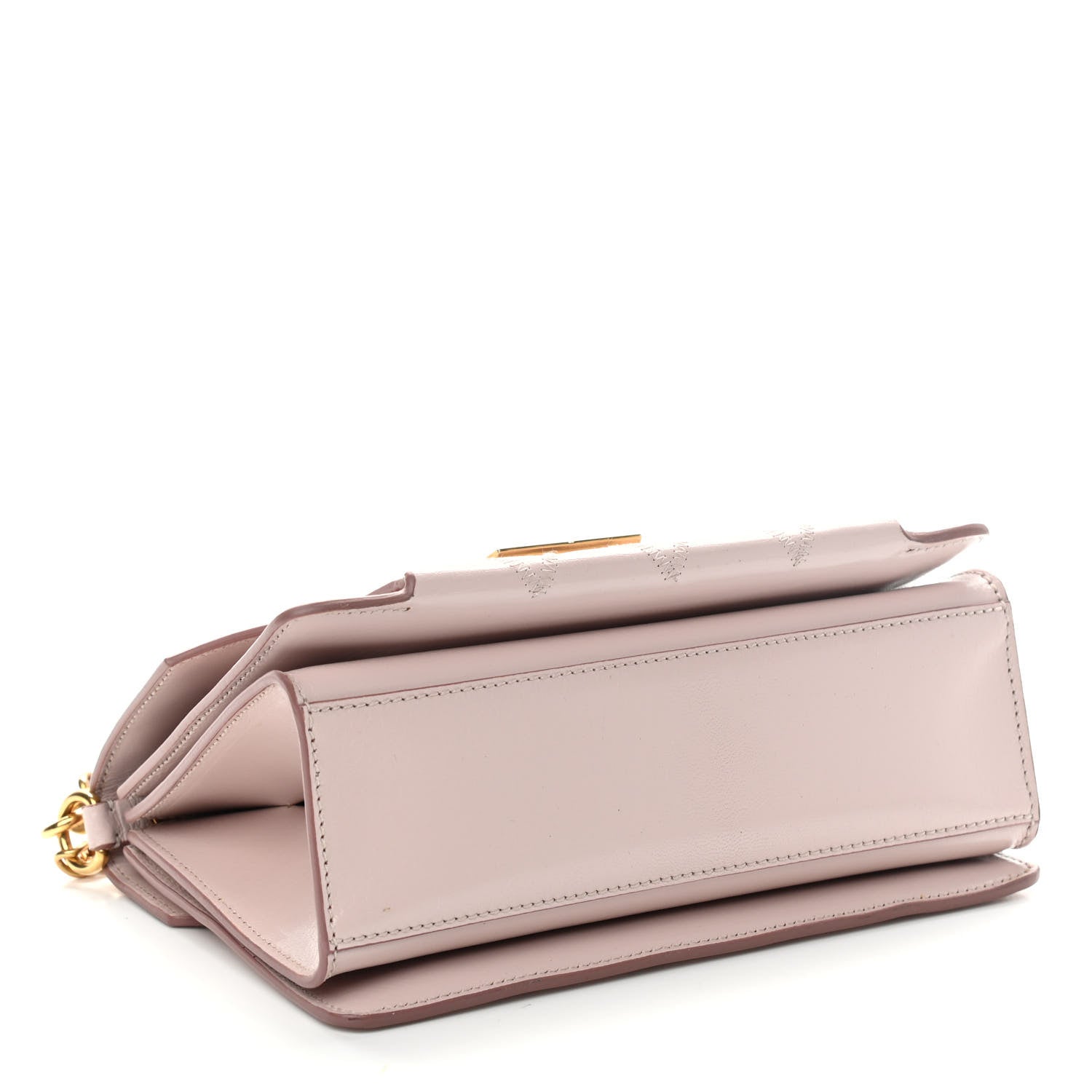 Givenchy Goatskin Quilted Small GV3 Shoulder Bag Pale Pink 4 of 10