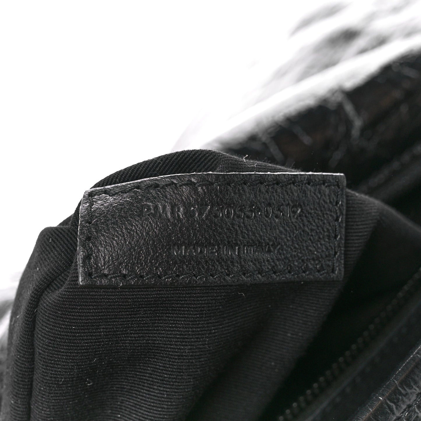Crinkled Calfskin Matelasse Monogram Medium Niki Chain Satchel Black