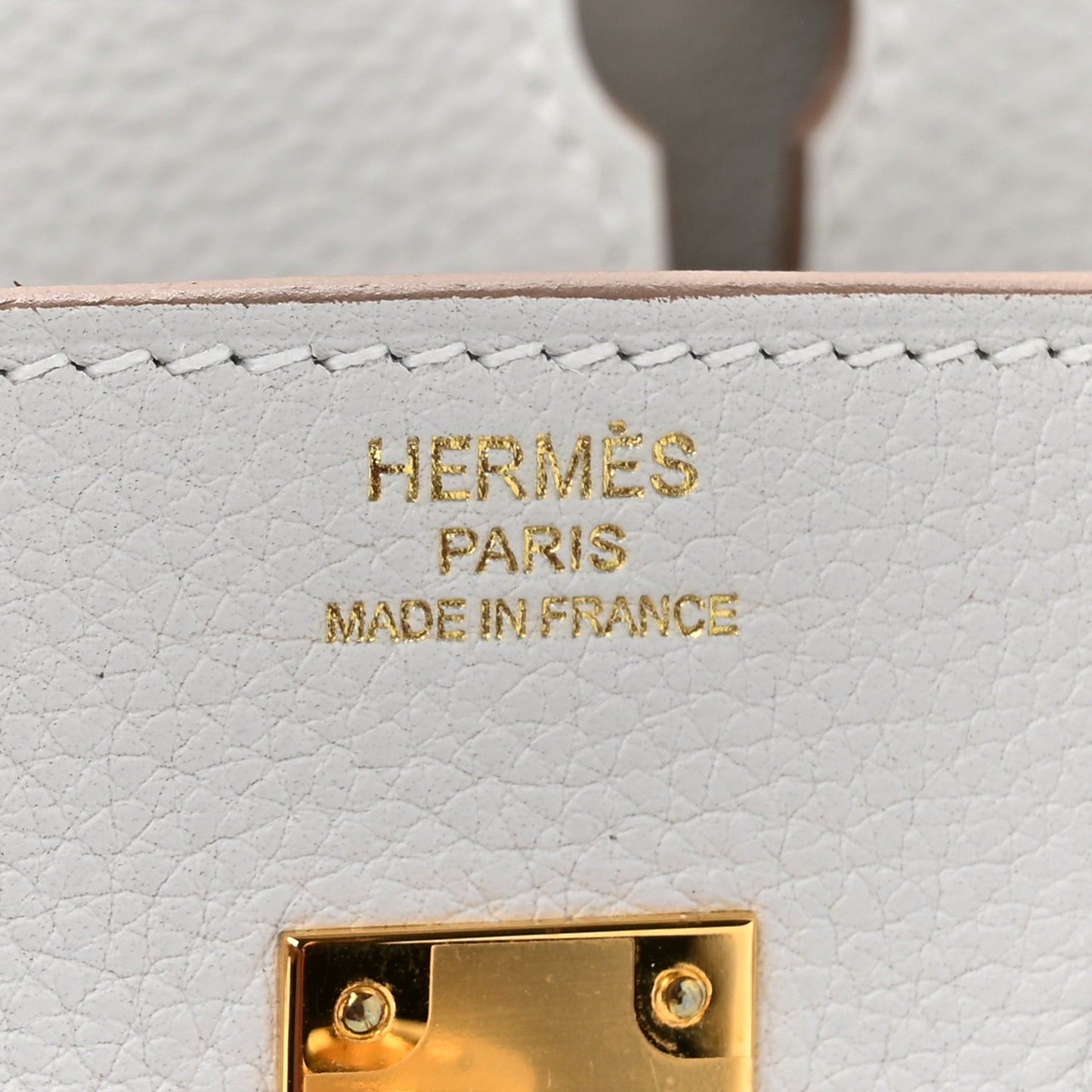 Togo Birkin 25 Gris Pale
