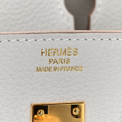 Hermes Togo Birkin 25 Gris Pale 5 of 10