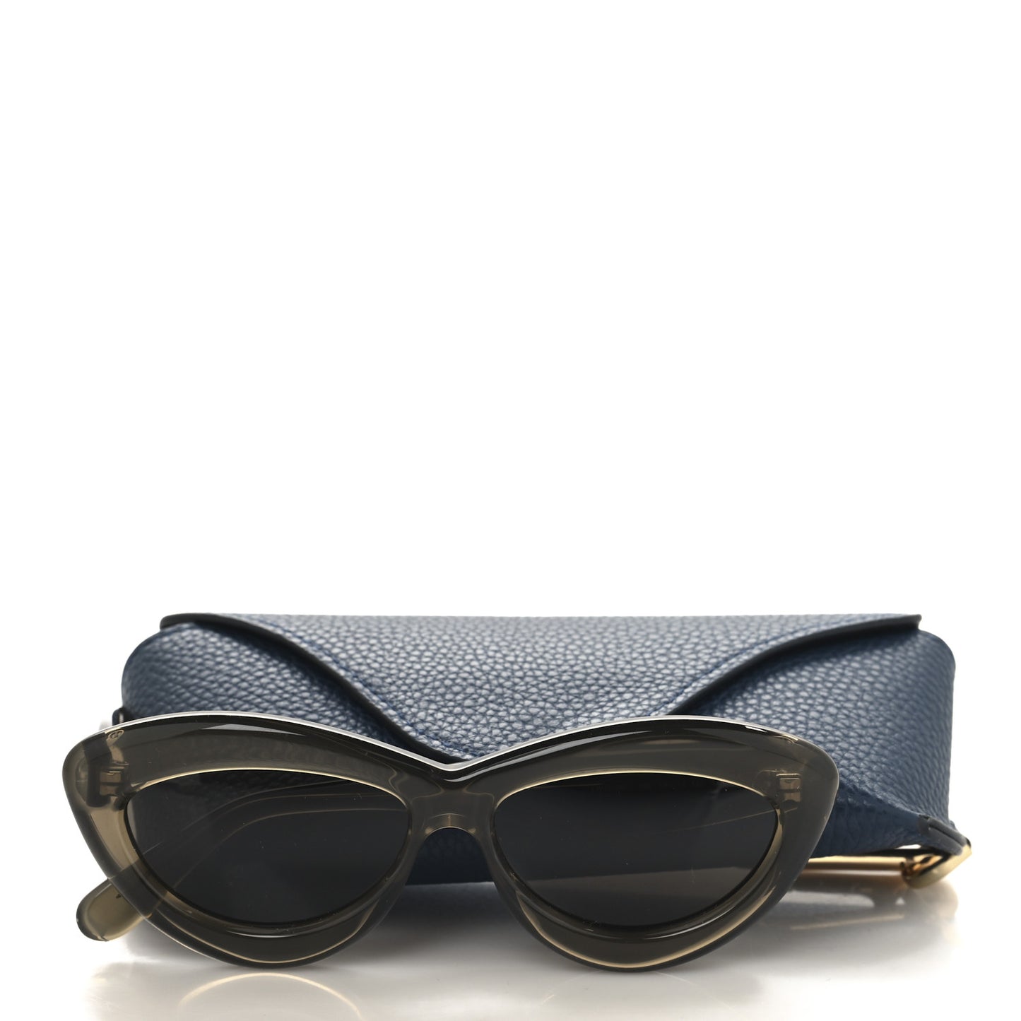 Acetate Loop Cat Eye Dawn Sunglasses LW400961 Green
