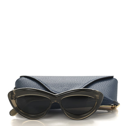Loewe Acetate Loop Cat Eye Dawn Sunglasses LW400961 Green 7 of 7