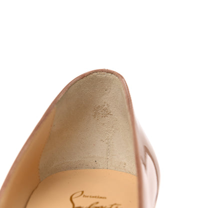 Christian Louboutin Patent So Kate 120 Pumps 39 Nude 8 of 9