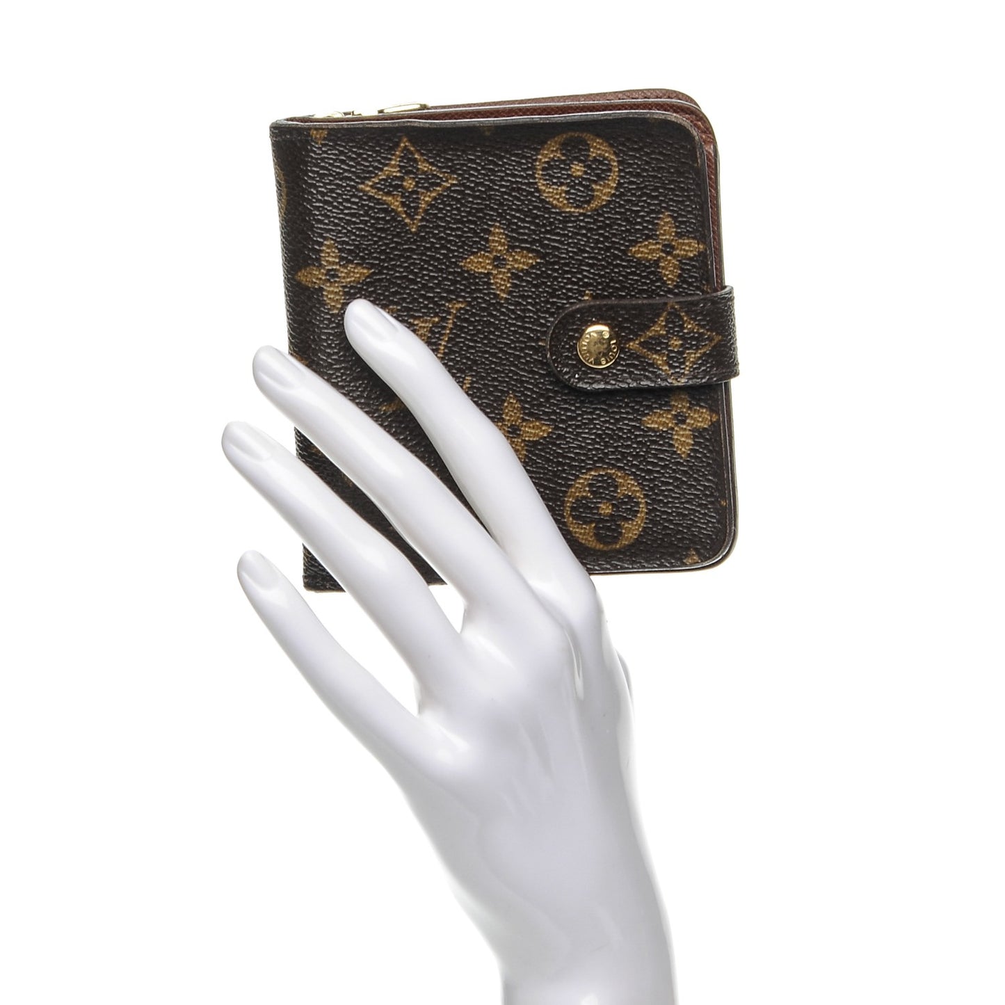 Monogram Compact Zippe Zipped Wallet
