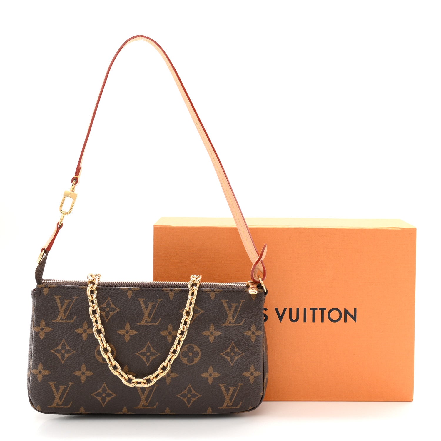 Louis Vuitton Monogram Chain Pochette Accessories 10 of 10