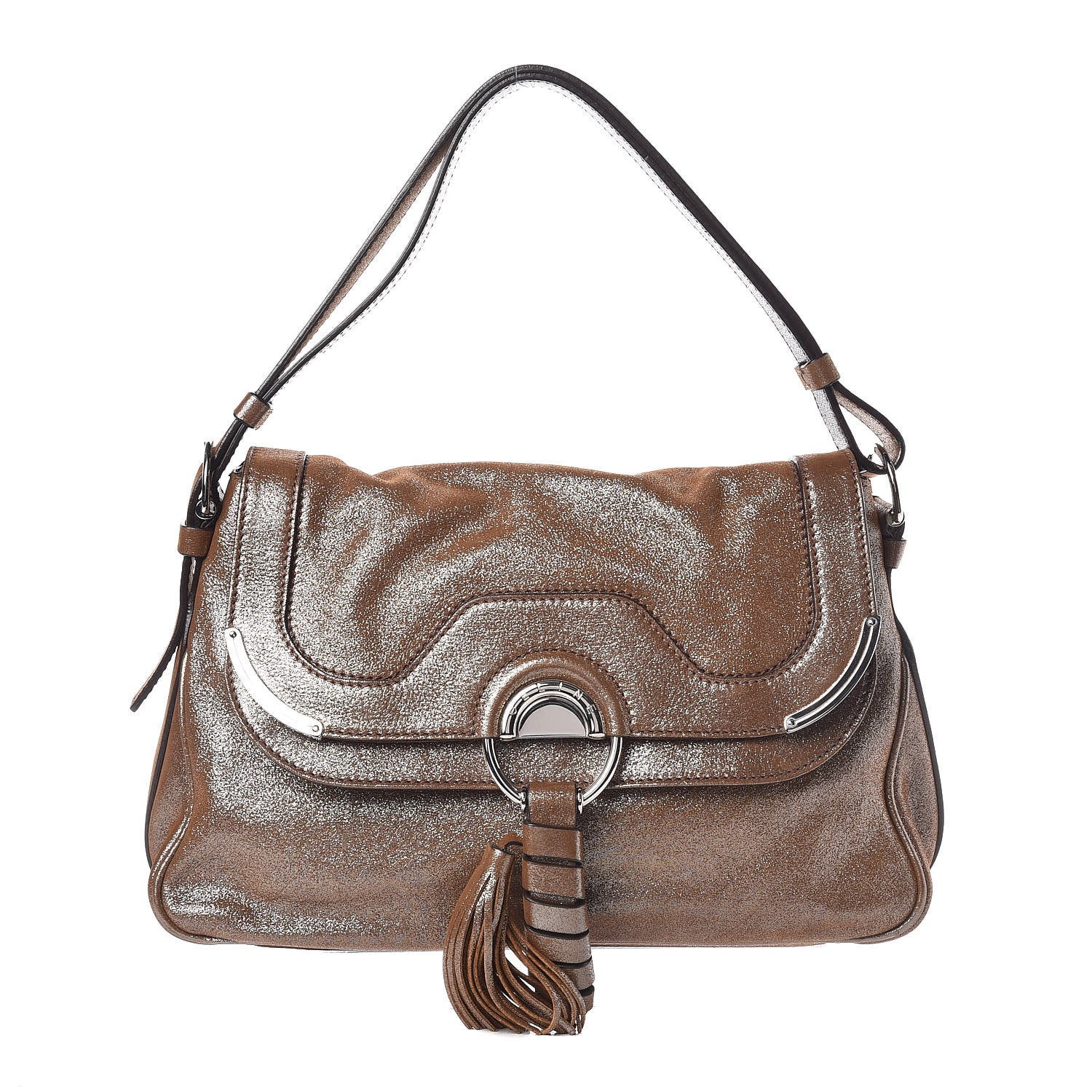 Celine Metallic Calfskin Daydream Shoulder Bag Bronze 1 of 9