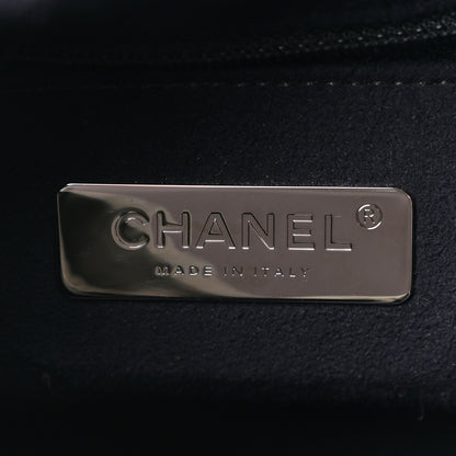 Chanel Metallic Calfskin Crocodile Embossed Large Backpack Silver 6 of 11