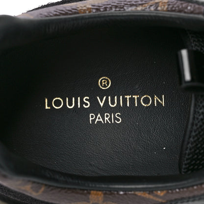 Louis Vuitton Suede Monogram Run Away Sneakers 36.5 Black 7 of 8