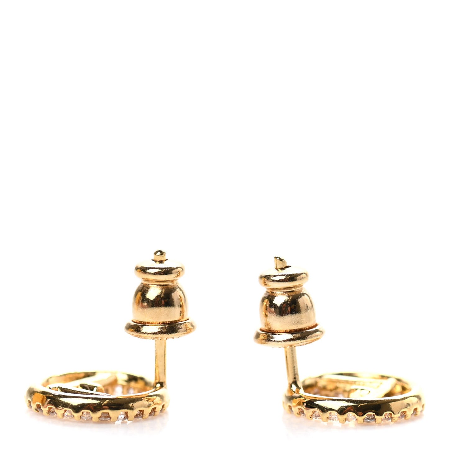 F is Fendi Earrings Gold
