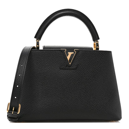 Louis Vuitton Taurillon Capucines BB Black 1 of 10