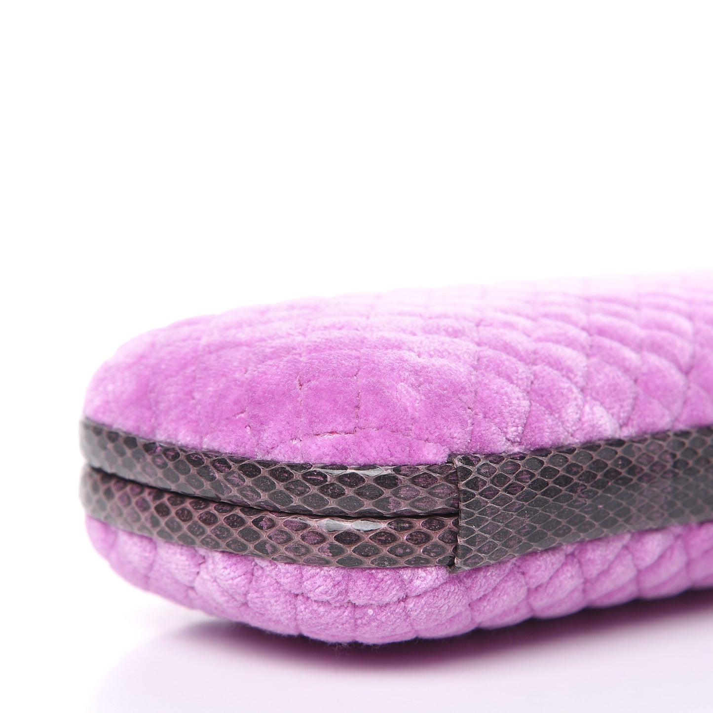 Velvet Intreccio Impero Ayers Knot Clutch Peony