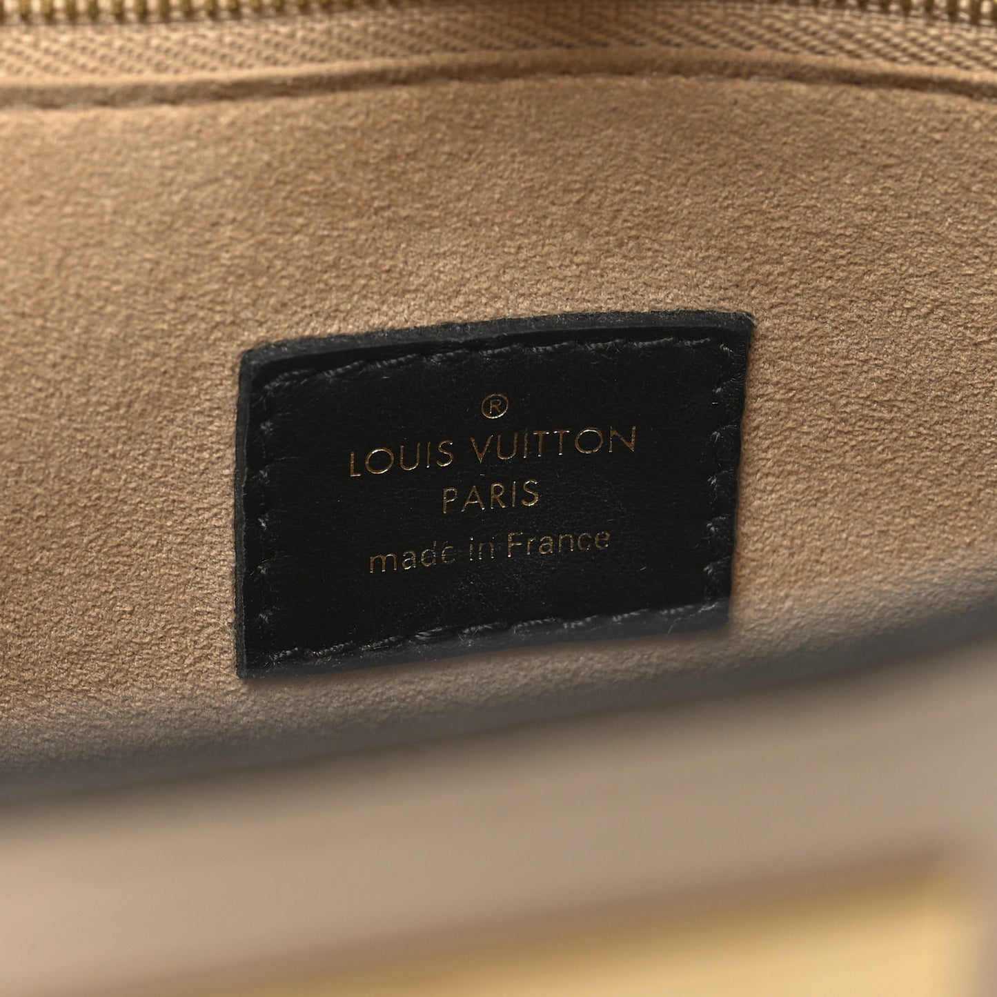 Calfskin Monogram On My Side MM Laurier Green Toffee Latte Beige