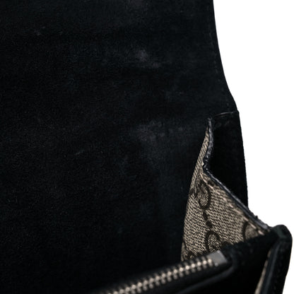 Gucci GG Supreme Monogram Small Dionysus Shoulder Bag Black 10 of 12