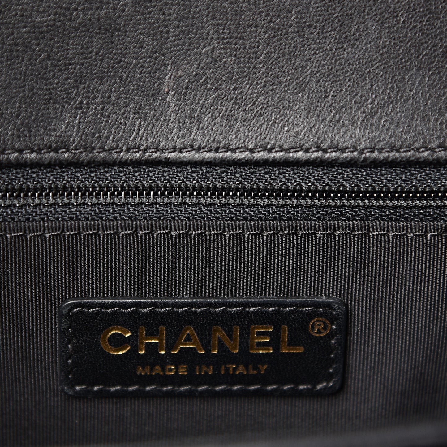 Lambskin Quilted New Medium Boy Flap Black