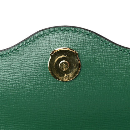 Gucci Azalea Calfskin Web Monochrome Mini Horsebit 1955 Chain Shoulder Bag Emerald 15 of 17