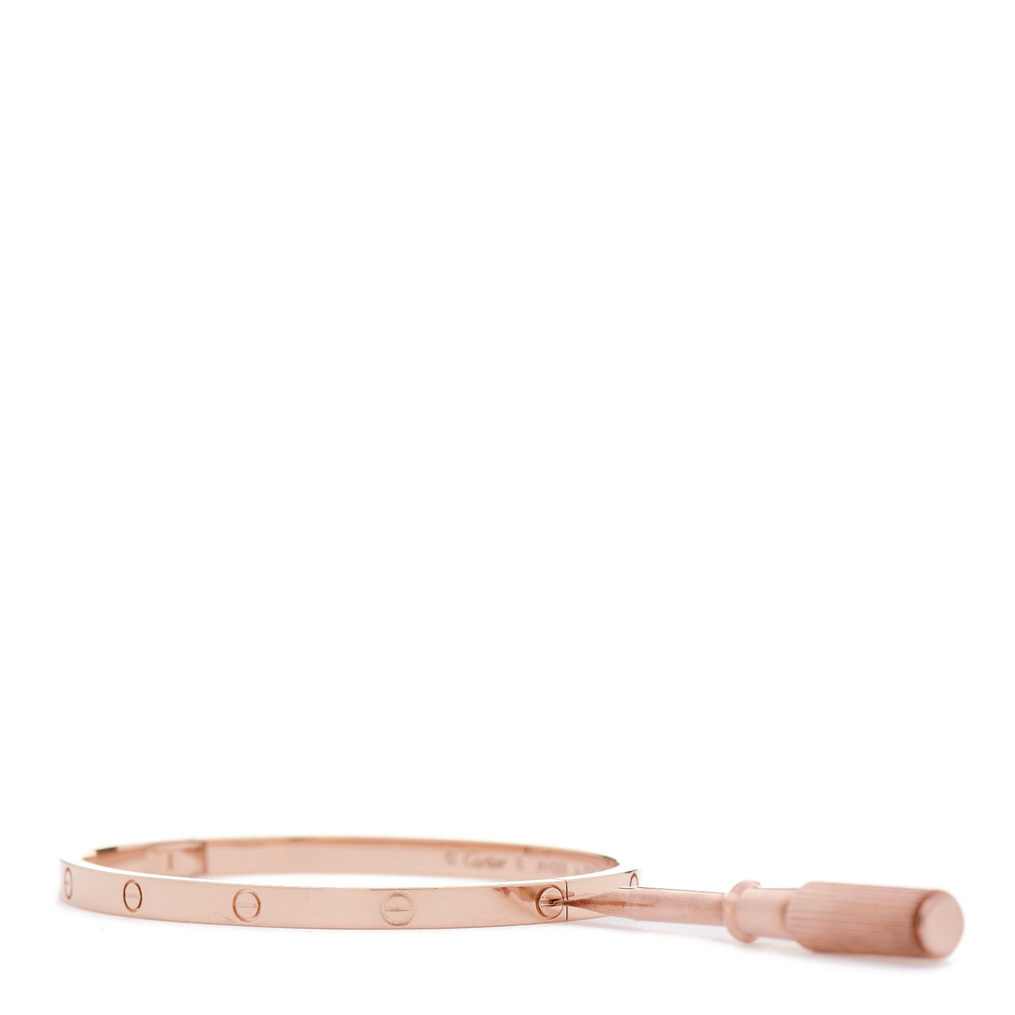 18K Pink Gold Small LOVE Bracelet 16