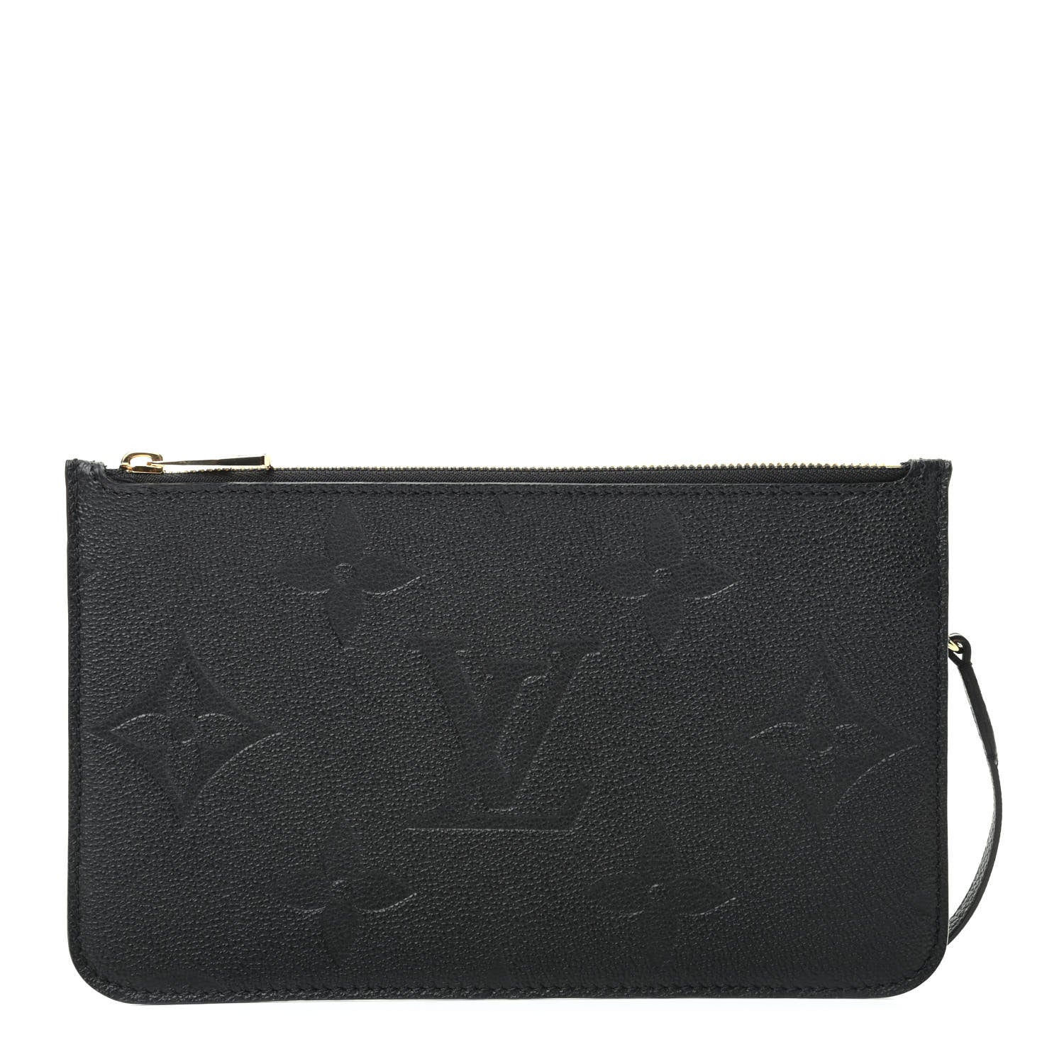 Louis Vuitton Empreinte Monogram Giant Neverfull MM Pochette Black 1 of 7