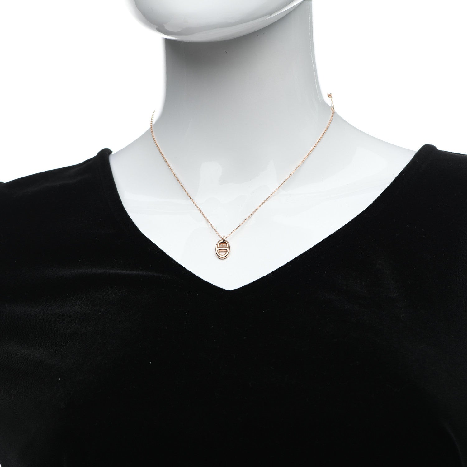 Hermes 18K Rose Gold PM Farandole Pendant Necklace 2 of 5