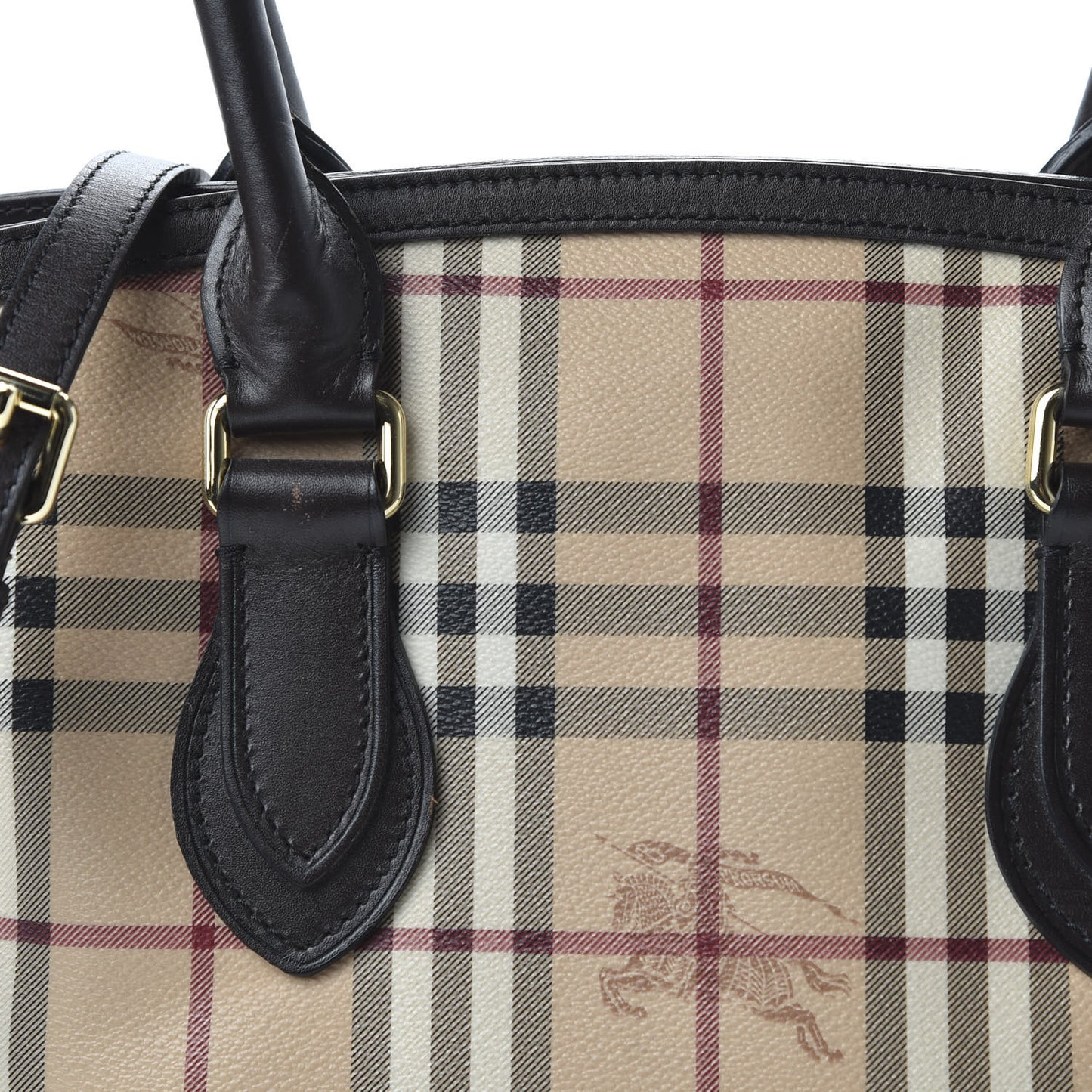 Haymarket Check Medium Tote Chocolate