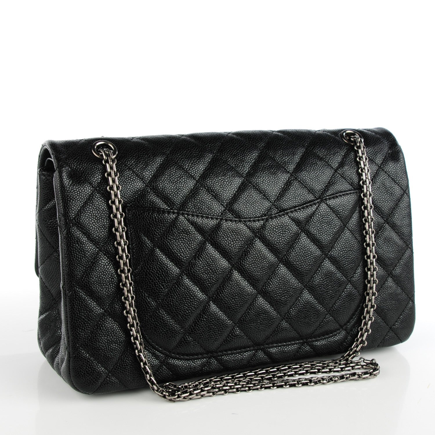 Chanel Caviar Quilted 2.55 Reissue 227 Flap Black 3 of 8