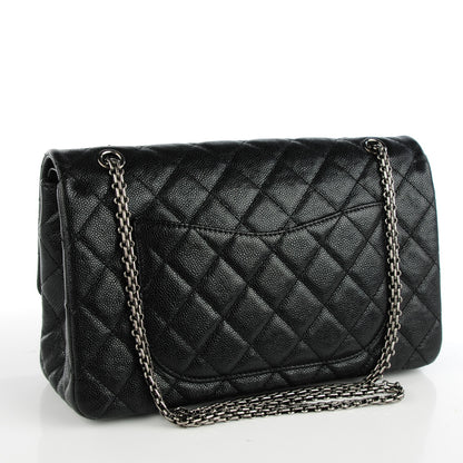 Chanel Caviar Quilted 2.55 Reissue 227 Flap Black 3 of 8