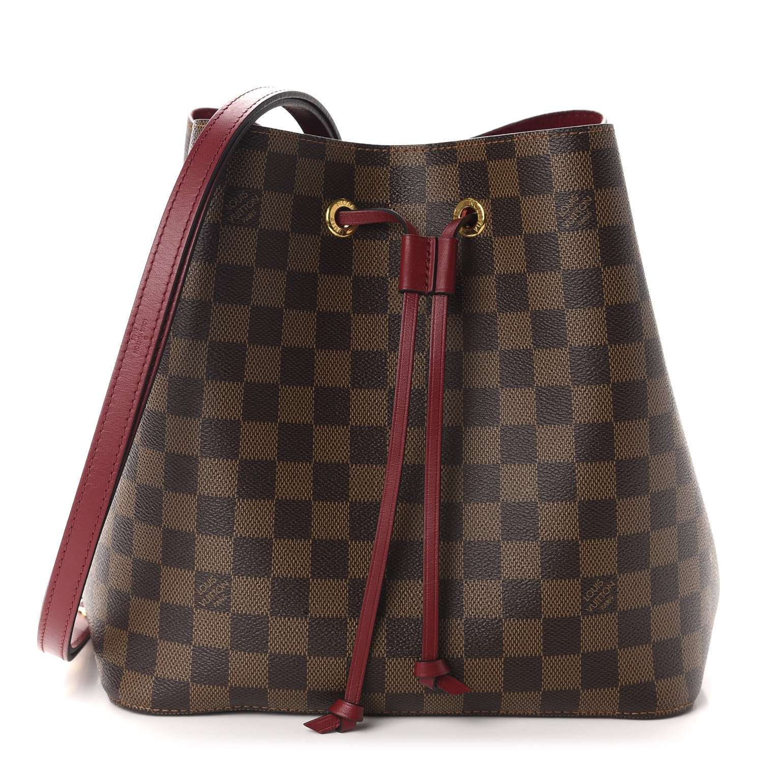 Louis Vuitton Damier Ebene Neonoe MM Cherry Berry 1 of 10