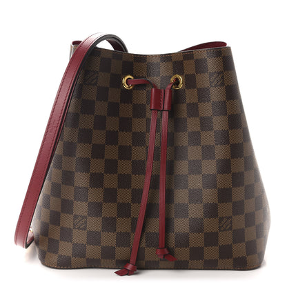 Louis Vuitton Damier Ebene Neonoe MM Cherry Berry 1 of 10