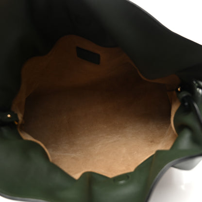 Loewe Nappa Calfskin Medium Flamenco Knot Clutch Avocado Green 5 of 9