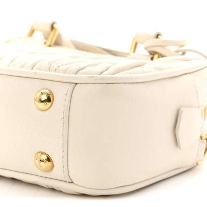 Miu Miu Nappa Matelasse Small Arcadie White 9 of 11