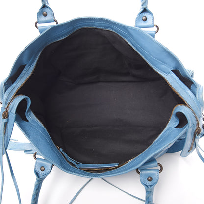 Balenciaga Agneau Classic Hardware Part Time Bleu Indigo 5 of 15