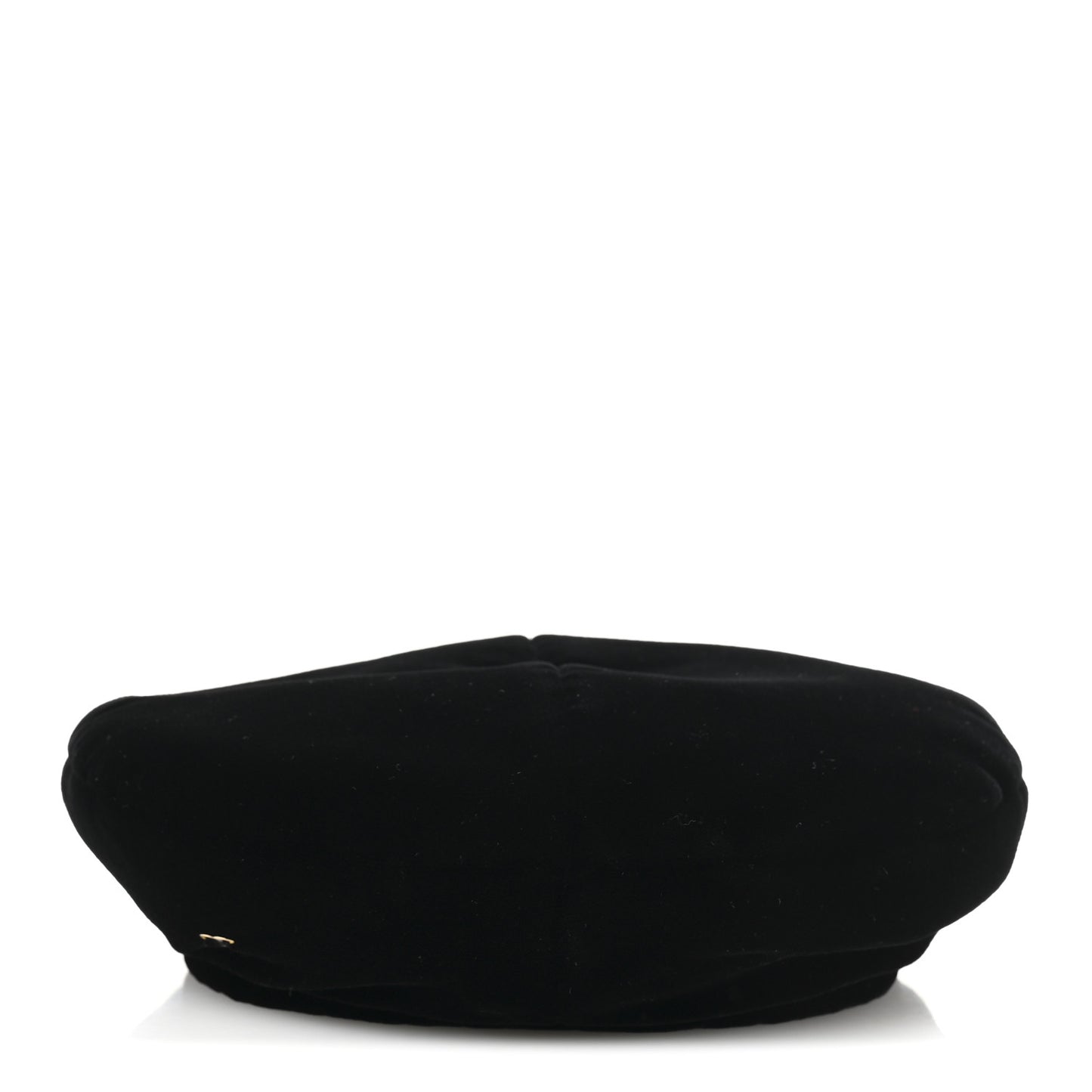 Velvet Beret Hat S Black